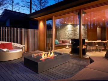 WHARF 65 - Freestanding bioethanol or gas fireplace by EcoSmart Fire - view 2